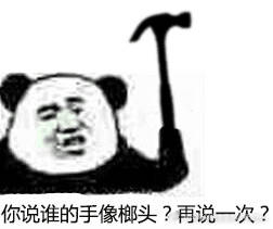 你说谁的手像榔头？-