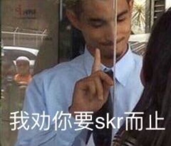 我劝你要skr而止-