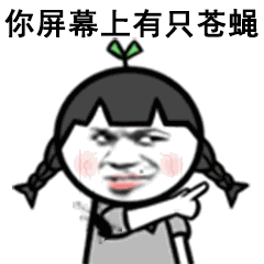 你屏幕上有只苍蝇-