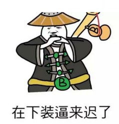 在下装逼来迟了