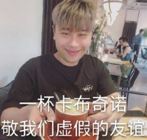 一杯卡布奇若 敬我们的虚假友谊