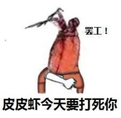 皮皮虾今天要打死你