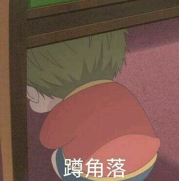 虎太郎表情包-蹲角落-