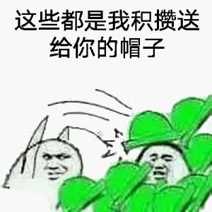 这些都是我织攒给你的帽子-