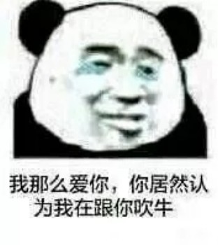我那么爱你 你居然认为我在吹牛