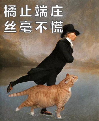 橘猫名画表情包9 -