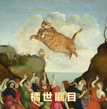 橘猫名画表情包24-