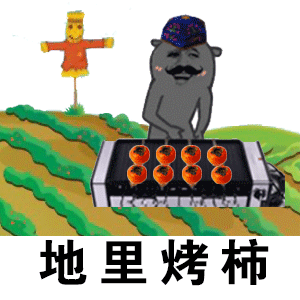 烤柿（考试）表情包-地里烤柿-