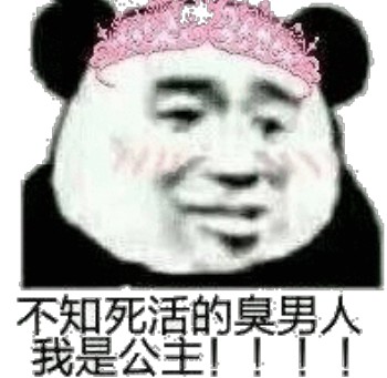 呵男人表情包-不知死活的臭男人 我是公主！-