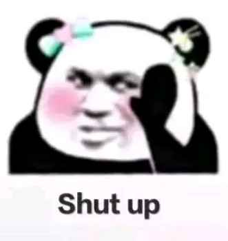 白了fo伦表情包-shutup