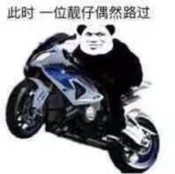 路过表情包-此时一位靓仔偶然路过