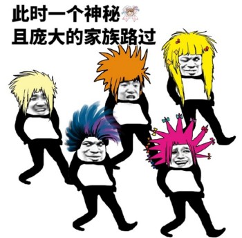 路过表情包-此时一个神秘且庞大的家族路过