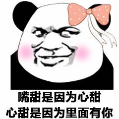 熊猫头撩妹表情包-6-