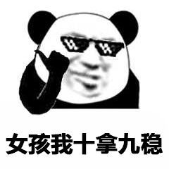 熊猫头撩妹表情包-9-