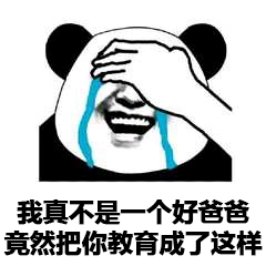 父子反目熊猫头表情包21-