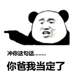 父子反目熊猫头表情包30-