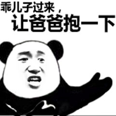 父子反目熊猫头表情包38-