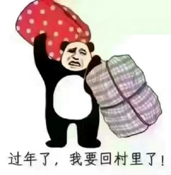 熊猫头春运表情包8-