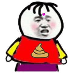 彩色小人表情包4-