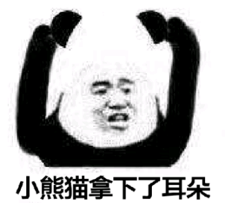 小熊猫安上（下）了耳机-