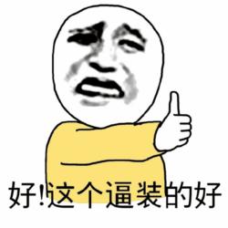 好！这个逼装的好