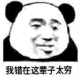 熊猫与爱情-我错在这辈子太穷