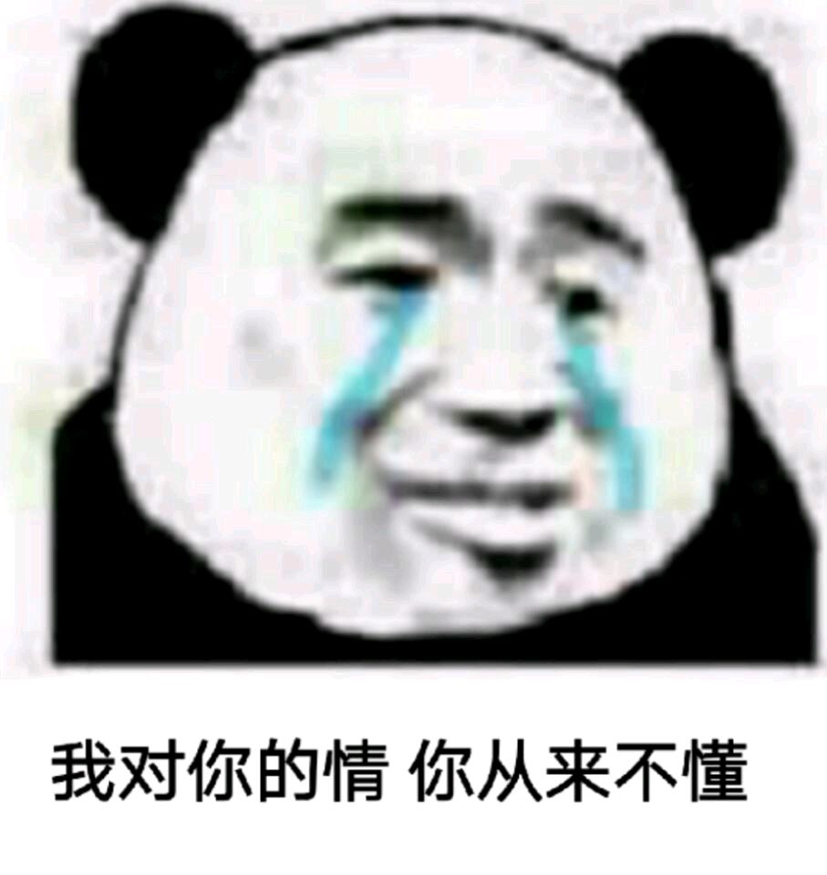 熊猫与爱情-我对你的情 你从来不懂