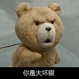 泰迪熊表情包-你是大坏银-