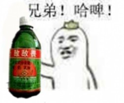 敌敌畏表情包-兄弟 哈啤-