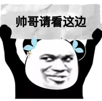 熊猫头举牌表情包-4 -