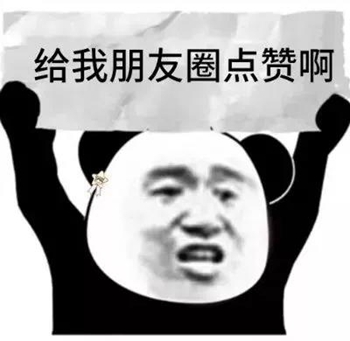 熊猫头举牌表情包-16