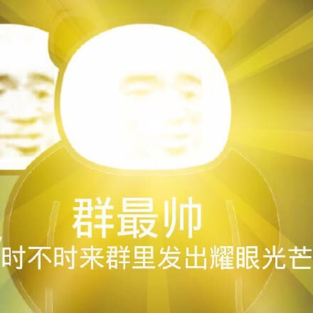 熊猫头：群最帅，时不时来群里发出耀眼光芒-熊猫头,装逼