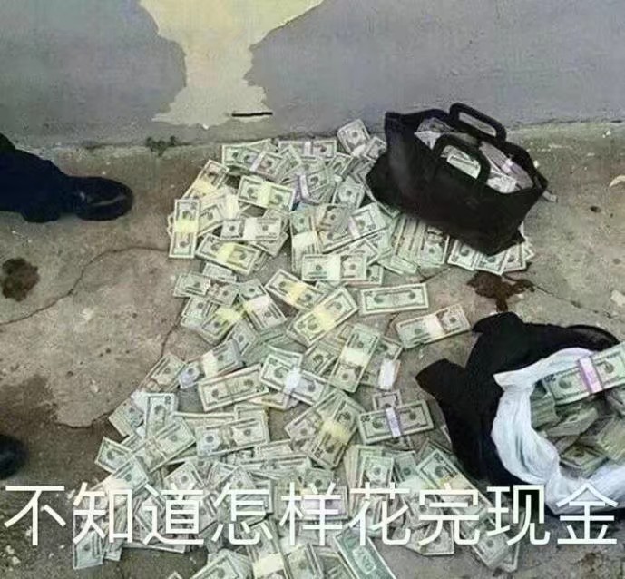 不知道怎样花完现金