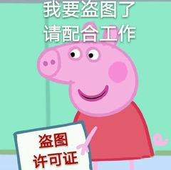 小猪佩奇：我要盗图了，请配合工作-小猪佩奇,盗图,装逼