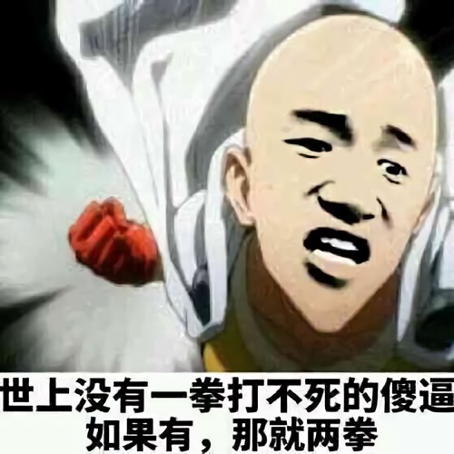 一拳超人：世界上没有一拳打不死的傻逼，如果有那就两拳-一拳超人,搞笑