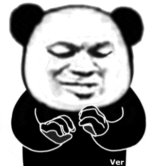 熊猫头结印忍术：白眼，开！-熊猫头,结印,gif,动图