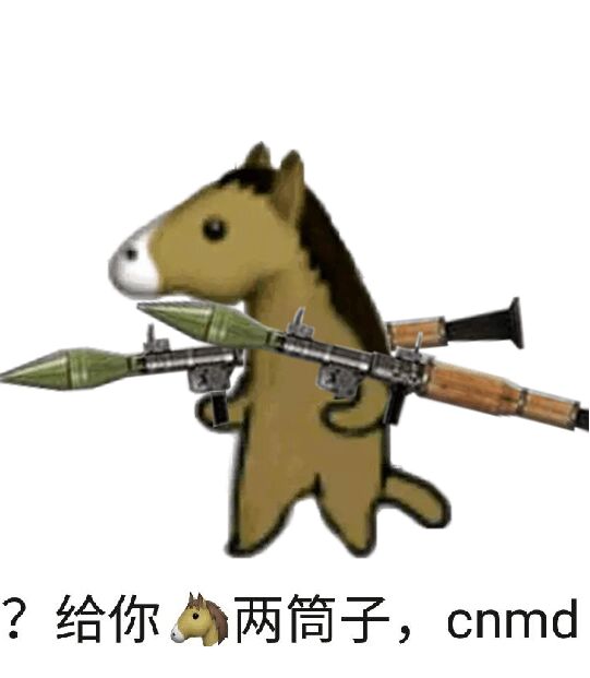 给你妈?两筒子：cnmd