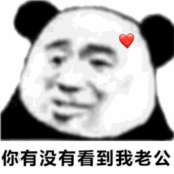 熊猫头难过：你有没有看到我老公？-熊猫头,老公