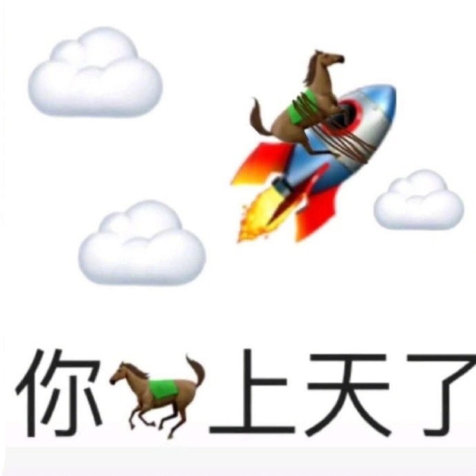 你马?坐着火箭上天了