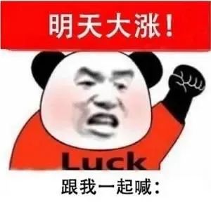 熊猫头握紧拳头大喊：跟我一起喊_明天大涨