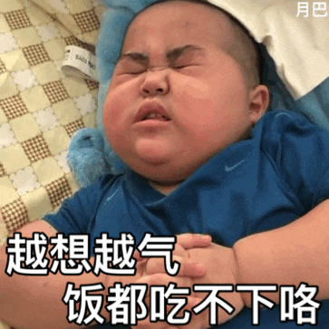印尼小胖tatian：越想越气_气的都吃不下饭了-印尼网红tatian表情包