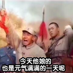 李云龙：今天他娘的 也是元气满满的一天呢-装逼,搞笑