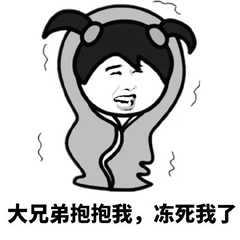 大兄弟抱抱我，冻死我了-搞笑,装逼