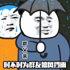 群父亲时不时为群友遮风挡雨-熊猫头,群父亲,搞笑