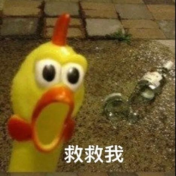 搞笑尖叫鸡表情包-救救我-
