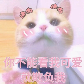 粉粉可爱喵星人表情包-6 -
