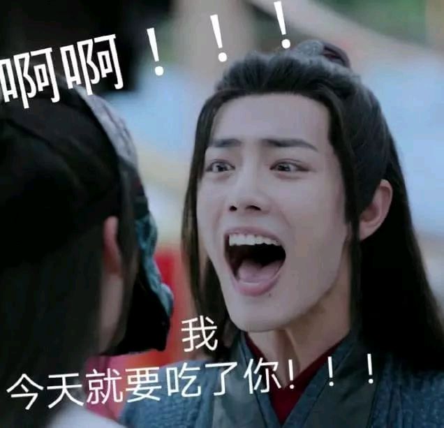 陈情令魔道祖师肖战魏无羡表情包-14-