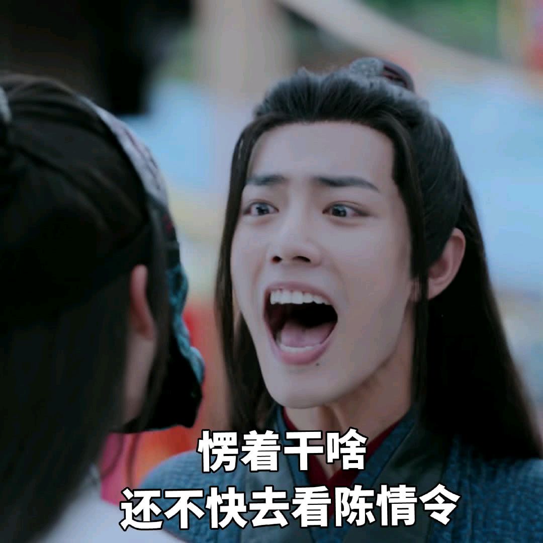 陈情令魔道祖师肖战魏无羡表情包-19-