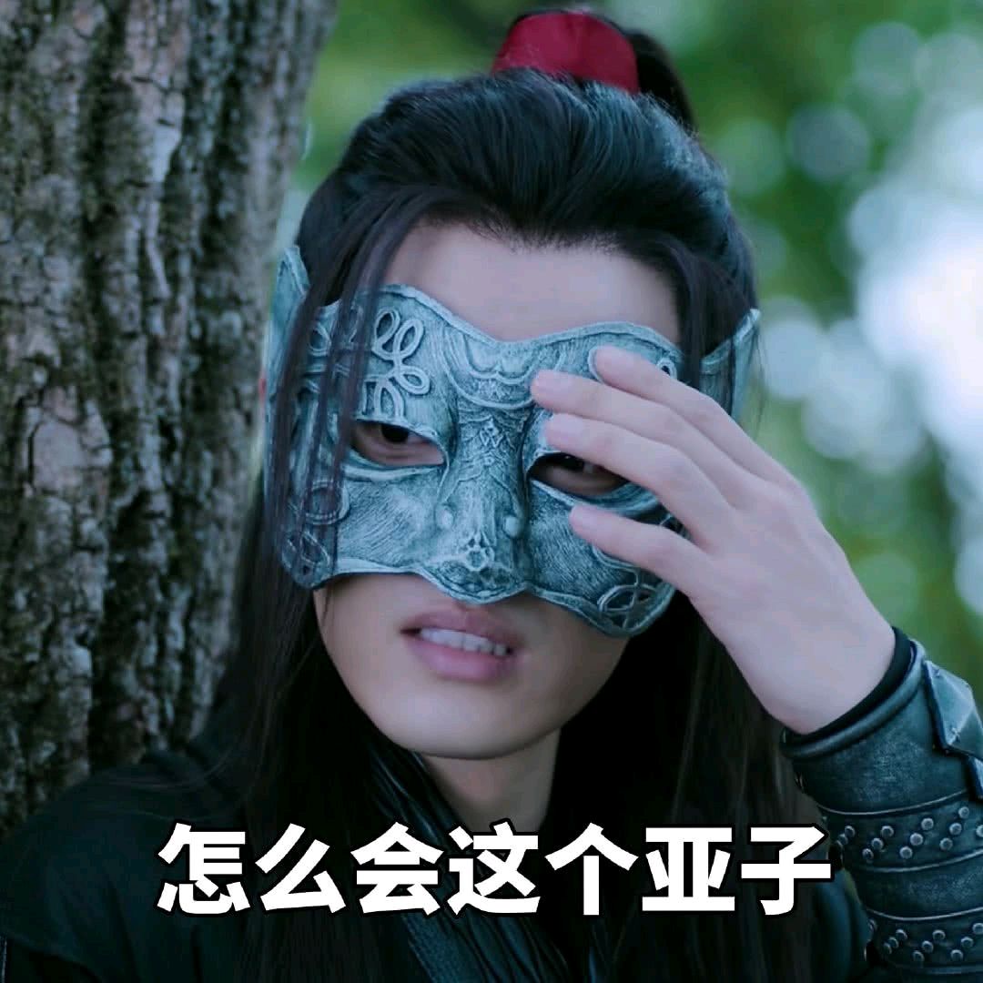 陈情令魔道祖师肖战魏无羡表情包-29-