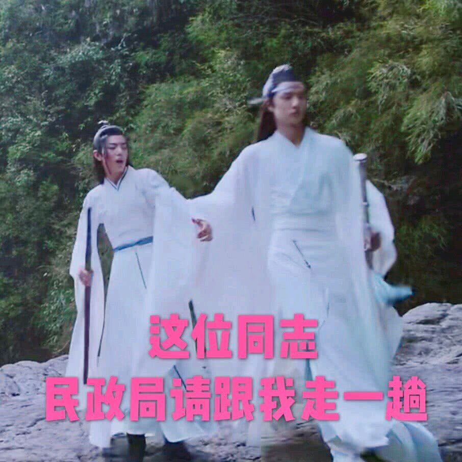 陈情令魔道祖师肖战魏无羡表情包-30-